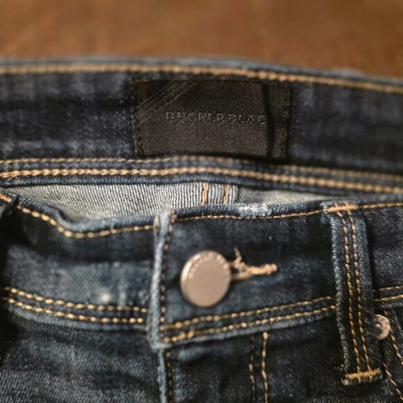 BUCKLE BLACK Women's Size 26 Fit No. 256 Stretch Jean Blue distressed destroyed - Picture 6 of 6